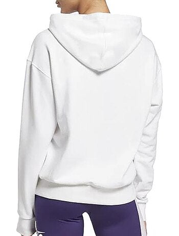 Sweat branco de mulher reebok french terry
