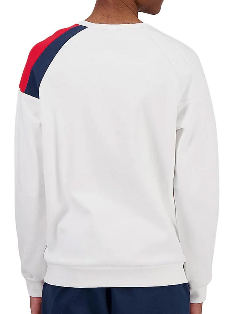 Sweat Branco Le Coq Sportif N°2 New Optical para Homem Branco - Kiabi
