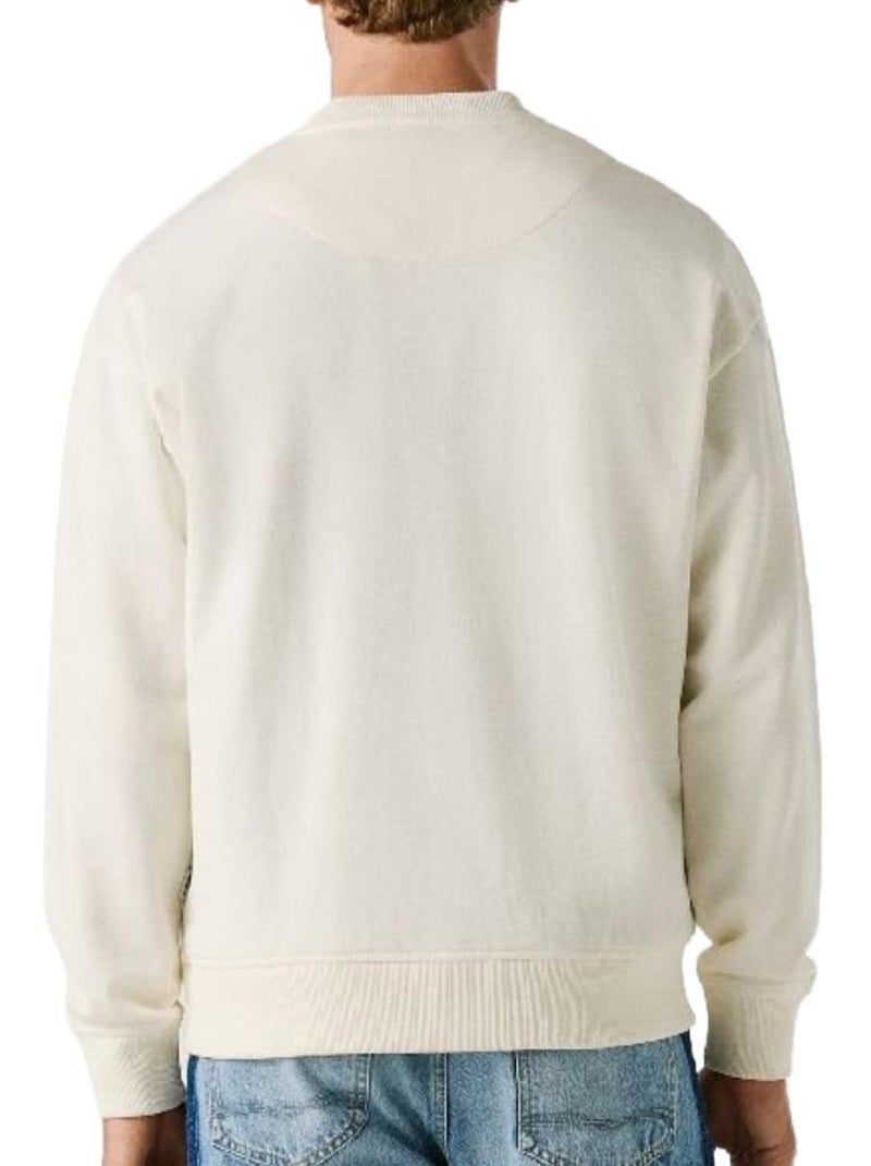 Sweat Branco Masculino Pepe Jeans Branco - Kiabi