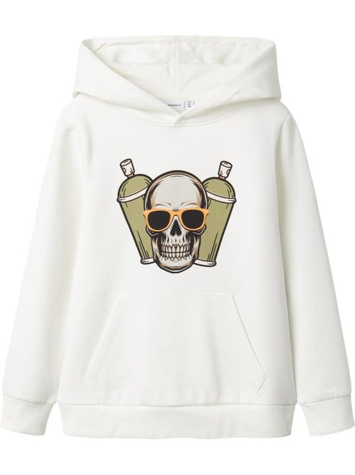 Sweat Branco Name It Tected para Rapaz - Kiabi