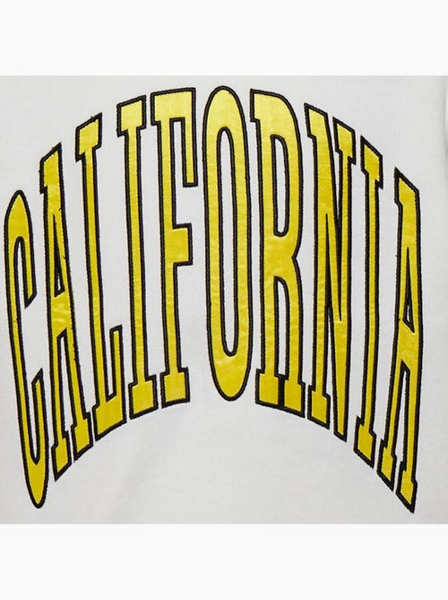 Sweat branco para menina kids only kogbrie - Kiabi Sweat branco para menina kids only kogbrie - Kiabi