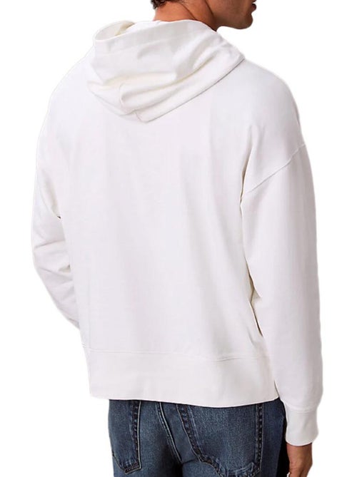 Sweat branco standard calvin klein jeans para homem - Kiabi