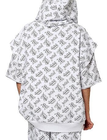 Sweat branco unissexo kaporal kp vogy para homem