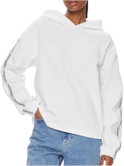Sweat calvin klein branco elástico para mulher - Kiabi Sweat calvin klein branco elástico para mulher - Kiabi