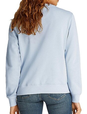 Sweat Calvin Klein Feminino Azul com Monograma Gradiente