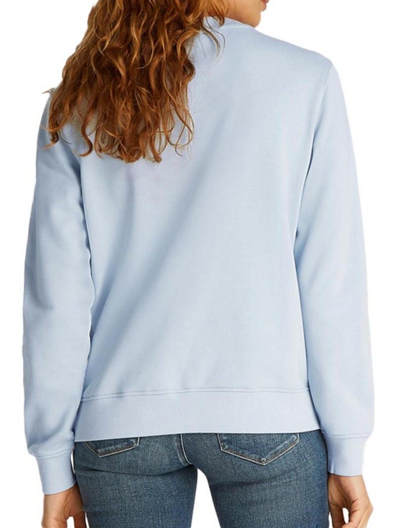 Sweat Calvin Klein Feminino Azul com Monograma Gradiente Azul - Kiabi