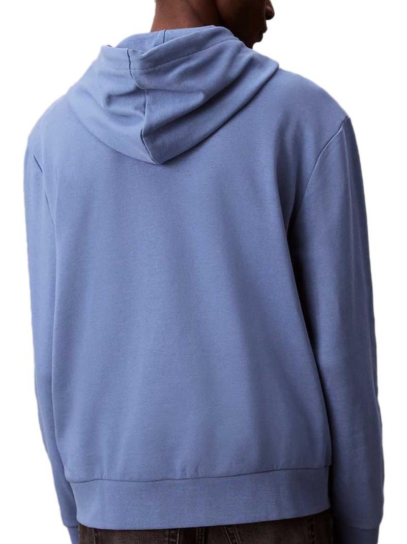 Sweat Calvin Klein Jeans Azul para Homem com Emblema Azul - Kiabi
