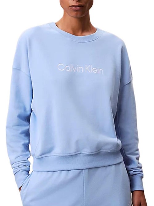 Sweat Calvin Klein Jeans Azul para Mulher LV00QS7514 - Kiabi