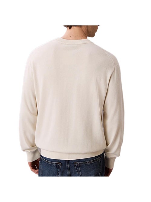Sweat calvin klein jeans bege de algodão relaxado para homem - Kiabi Sweat calvin klein jeans bege de algodão relaxado para homem - Kiabi