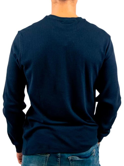 Sweat calvin klein jeans de homem marine com emblema waffle - Kiabi Sweat calvin klein jeans de homem marine com emblema waffle - Kiabi