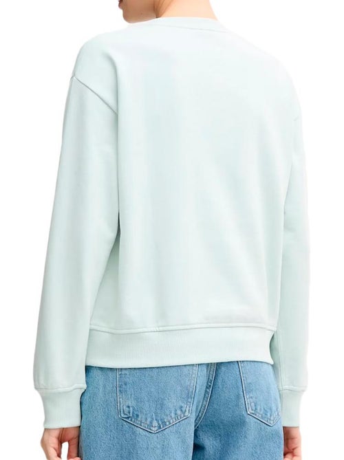 Sweat Calvin Klein Jeans Feminino com Logótipo Archive Azul - Kiabi Sweat Calvin Klein Jeans Feminino com Logótipo Archive Azul - Kiabi