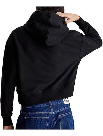 Sweat calvin klein jeans meta preto para mulher