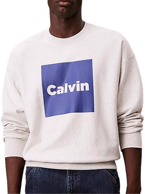 Sweat calvin klein jeans para homem cinzento/azul lv04rd216g - Kiabi Sweat calvin klein jeans para homem cinzento/azul lv04rd216g - Kiabi