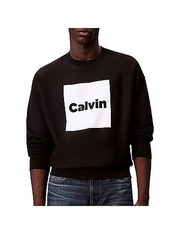 Sweat calvin klein jeans para homem cinzento/azul lv04rd216g