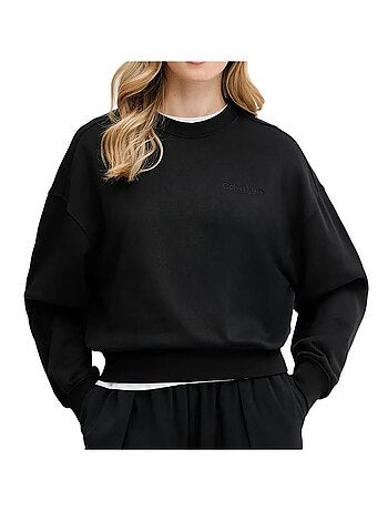 Sweat Calvin Klein Jeans Preto para Mulher