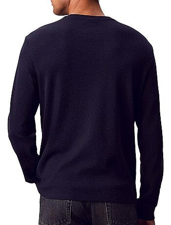 Sweat calvin klein jeans waffle badges para homem