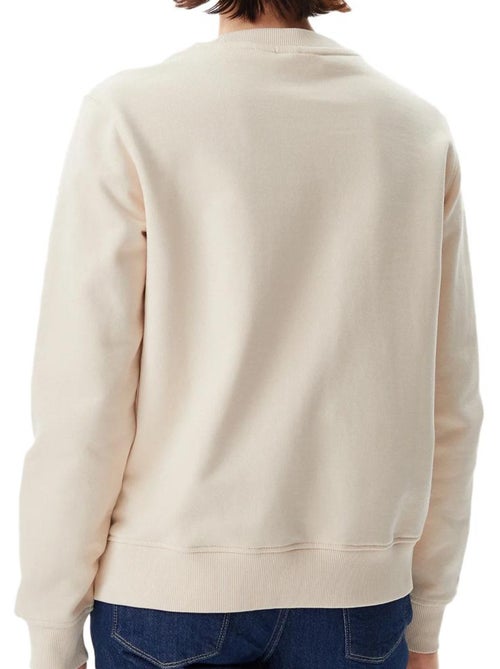 Sweat Calvin Klein Monograma Gradiente Cru para Mulher - Kiabi Sweat Calvin Klein Monograma Gradiente Cru para Mulher - Kiabi