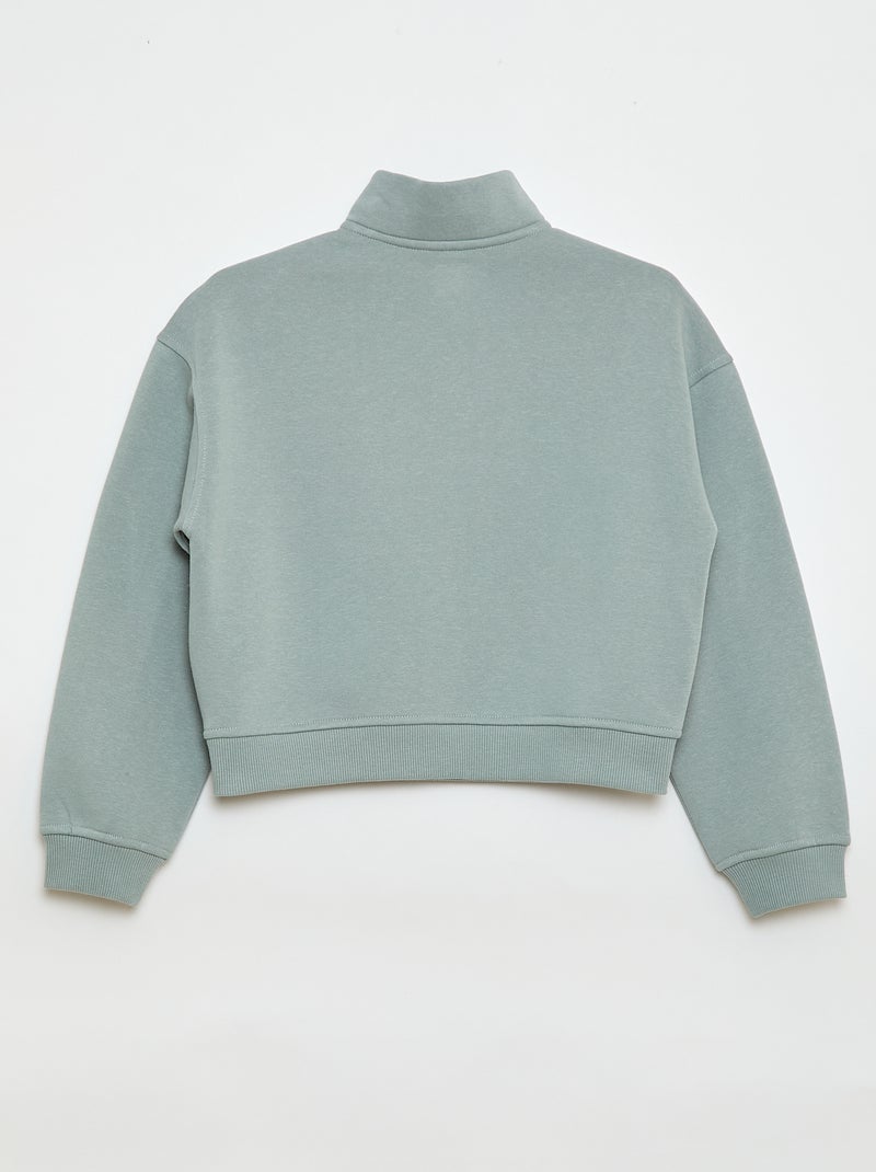 Sweat camionista liso Azul - Kiabi