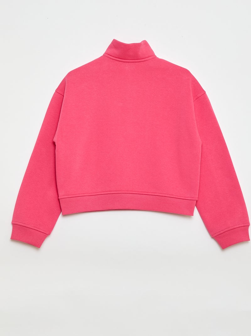 Sweat camionista liso Rosa - Kiabi