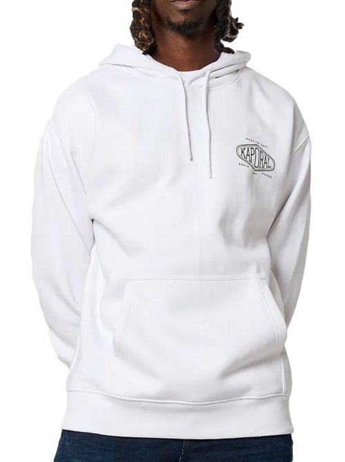 Sweat capuz branco para homem kaporal vardoh - Kiabi Sweat capuz branco para homem kaporal vardoh - Kiabi