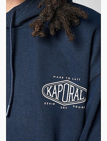 Sweat capuz marinho para homem kaporal vardoh