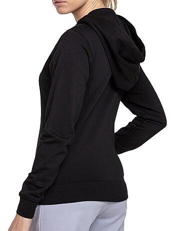 Sweat champion preto de senhora com fecho