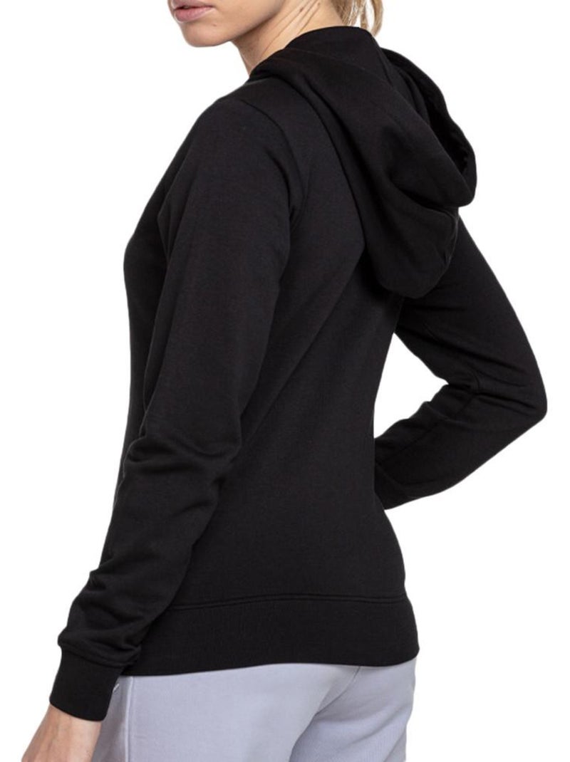 Sweat champion preto de senhora com fecho Preto - Kiabi