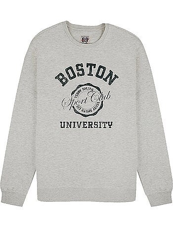Sweat Cinzento Masculino Teddy Smith Boston