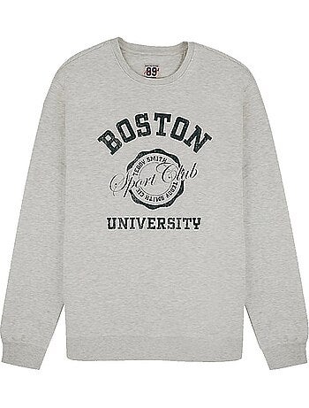 Sweat Cinzento Masculino Teddy Smith Boston