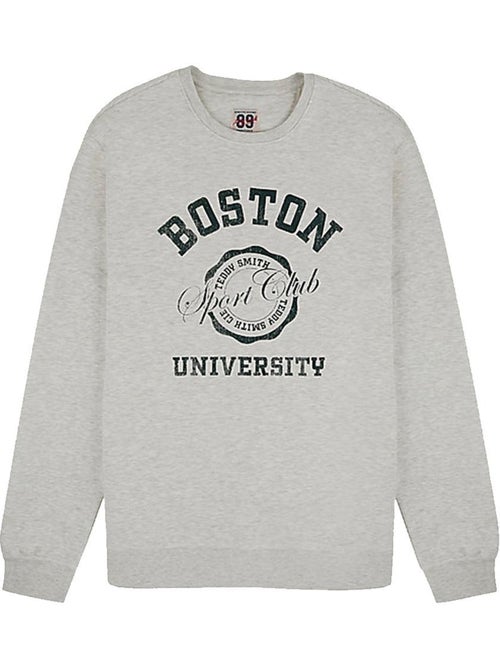 Sweat cinzento masculino teddy smith boston - Kiabi Sweat cinzento masculino teddy smith boston - Kiabi