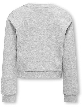 Sweat Cinzento para Menina Kids ONLY Celeste