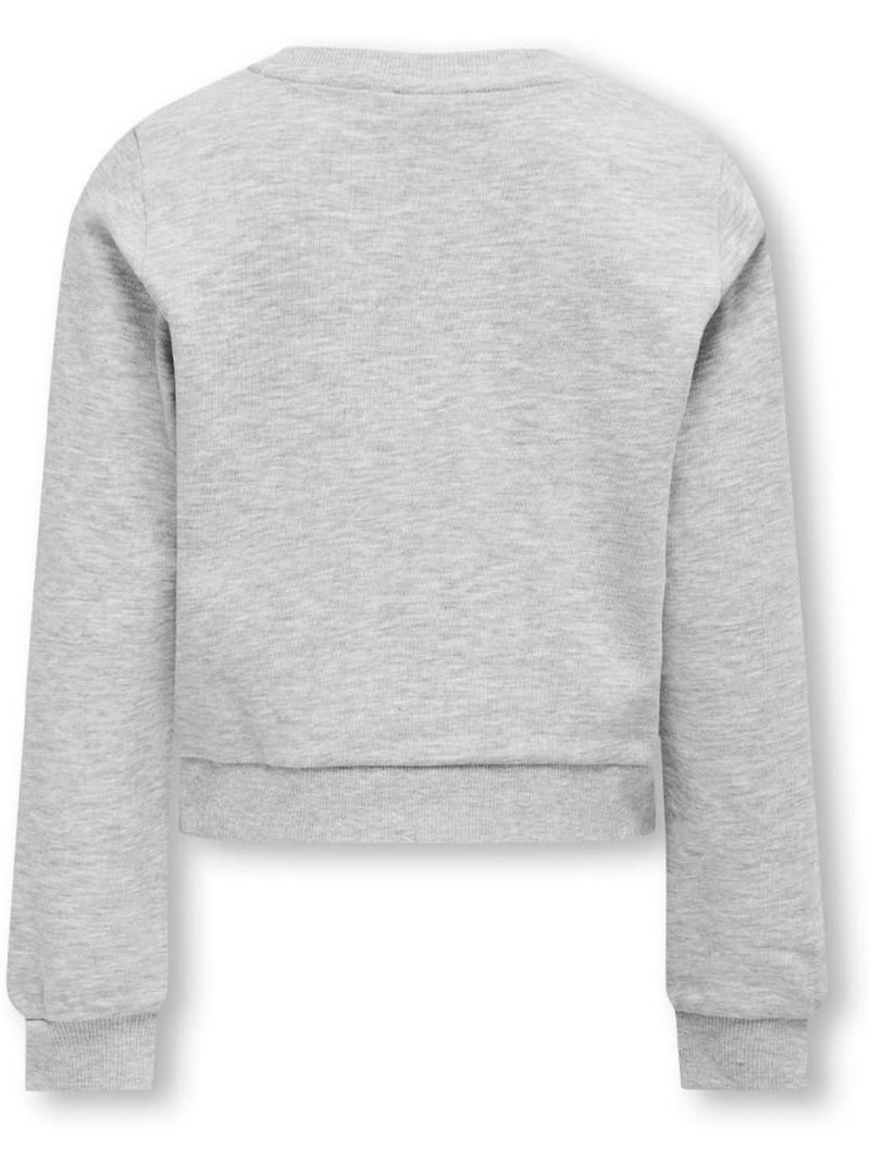 Sweat Cinzento para Menina Kids ONLY Celeste Cinza-prateado - Kiabi