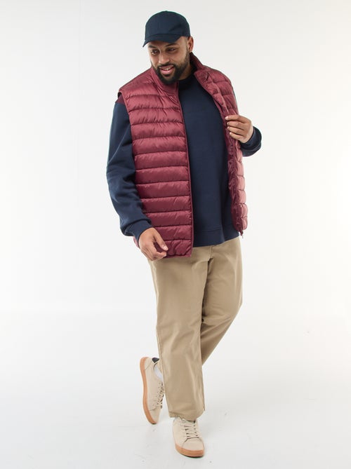 Sweat colorblock em moletom - Kiabi