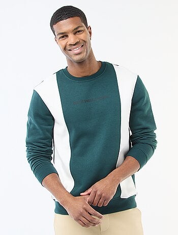 Sweat colorblock estilo sportswear