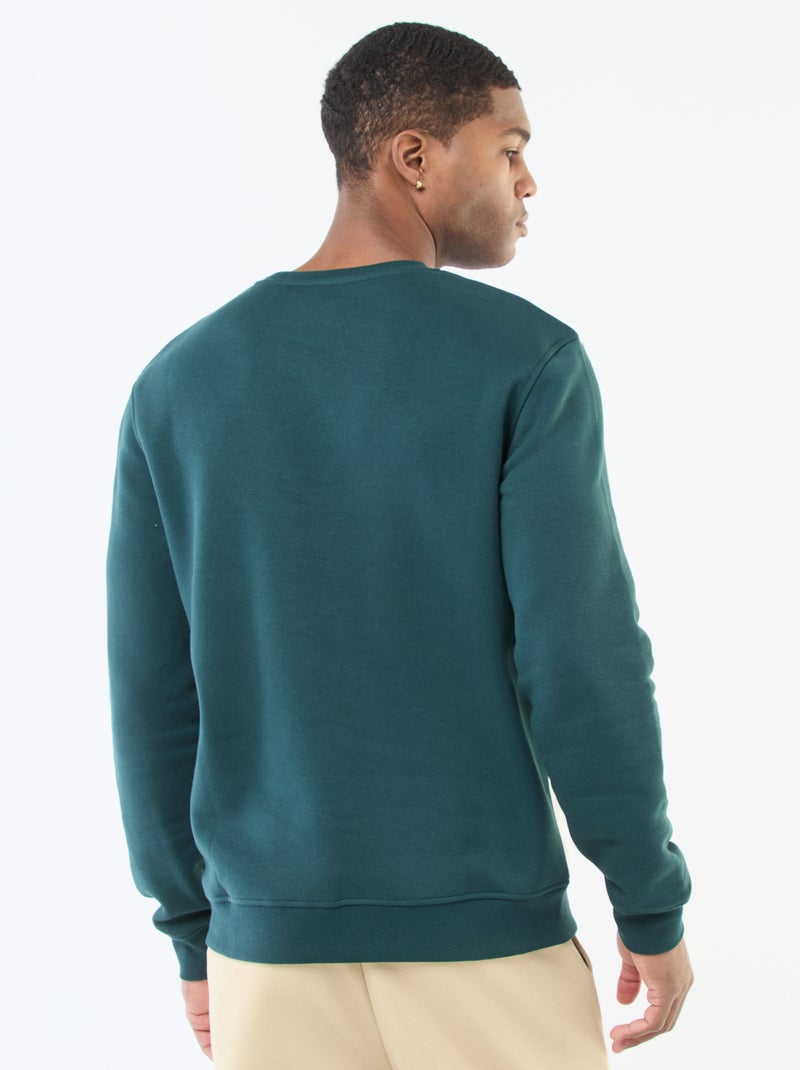 Sweat colorblock estilo sportswear Verde - Kiabi