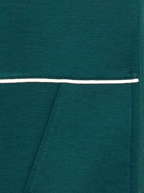 Sweat com abertura de zíper - Kiabi