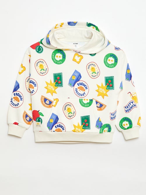Sweat com capuz - Grafik Edition - Kiabi