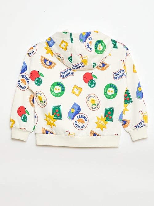 Sweat com capuz - Grafik Edition - Kiabi