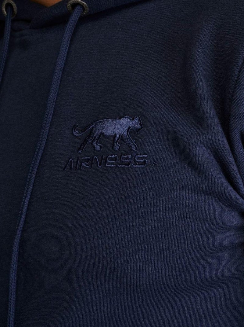 Sweat com Capuz Airness Predator para Homem Azul-marinho - Kiabi