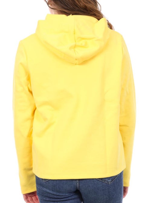 Sweat com Capuz Amarelo Le Coq Sportif N°9 para Mulher - Kiabi Sweat com Capuz Amarelo Le Coq Sportif N°9 para Mulher - Kiabi