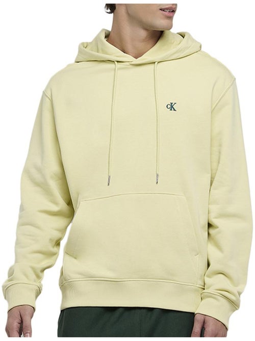 Sweat com capuz amarelo para homem calvin klein jeans 350 terry monogram - Kiabi Sweat com capuz amarelo para homem calvin klein jeans 350 terry monogram - Kiabi