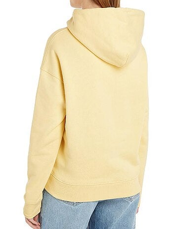 Sweat com Capuz Amarelo para Mulher Tommy Hilfiger Badge