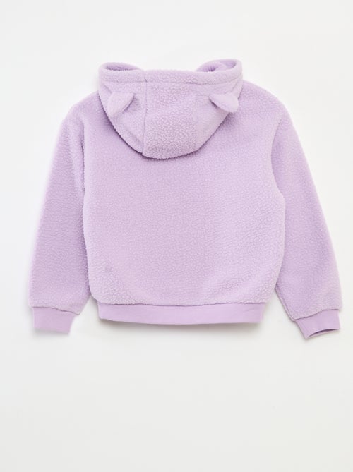 Sweat com capuz animado 'Squishmallows' efeito borreguito liso - Kiabi