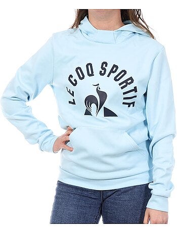 Sweat com Capuz Azul Claro para Mulher Le Coq Sportif N°34