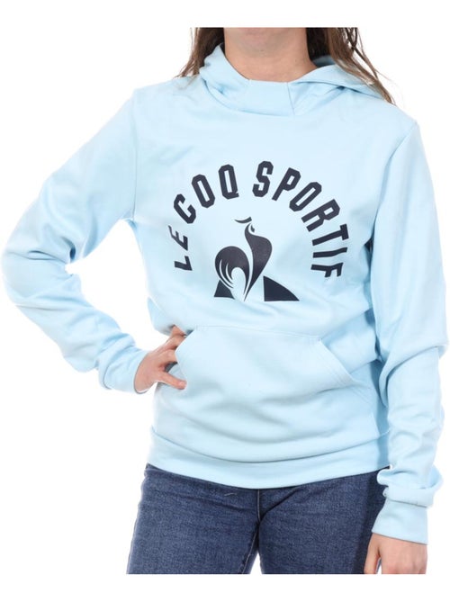 Sweat com Capuz Azul Claro para Mulher Le Coq Sportif N°34 - Kiabi Sweat com Capuz Azul Claro para Mulher Le Coq Sportif N°34 - Kiabi