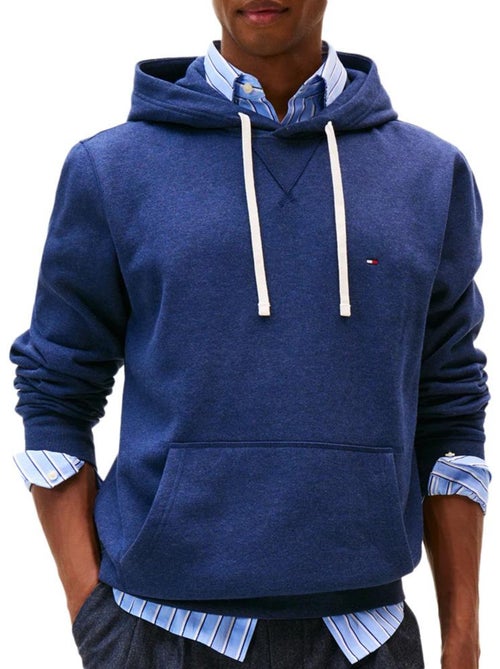 Sweat com capuz azul escuro tommy hilfiger seasonal fleece para homem - Kiabi Sweat com capuz azul escuro tommy hilfiger seasonal fleece para homem - Kiabi