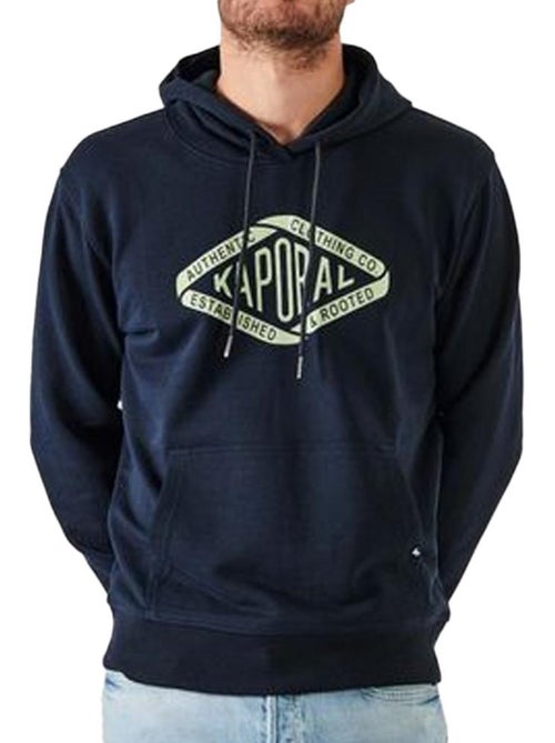 Sweat com capuz azul-marinho para homem kaporal bennie - Kiabi Sweat com capuz azul-marinho para homem kaporal bennie - Kiabi