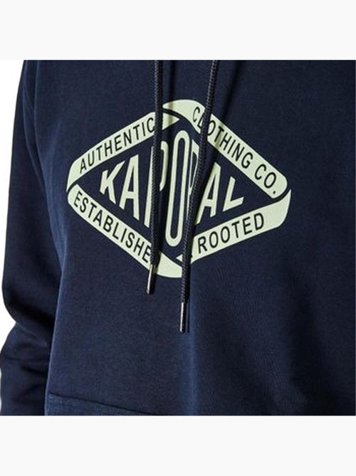 Sweat com capuz azul-marinho para homem kaporal bennie - Kiabi Sweat com capuz azul-marinho para homem kaporal bennie - Kiabi