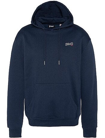Sweat com Capuz Azul-Marinho para Homem Schott Cap Pequeno