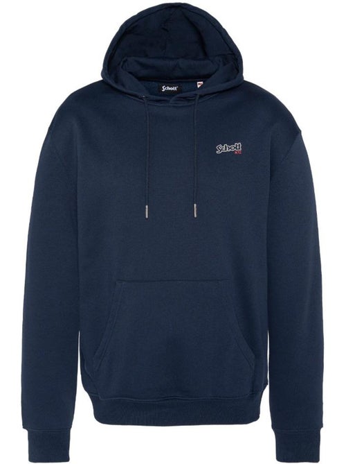 Sweat com capuz azul-marinho para homem schott cap pequeno - Kiabi Sweat com capuz azul-marinho para homem schott cap pequeno - Kiabi